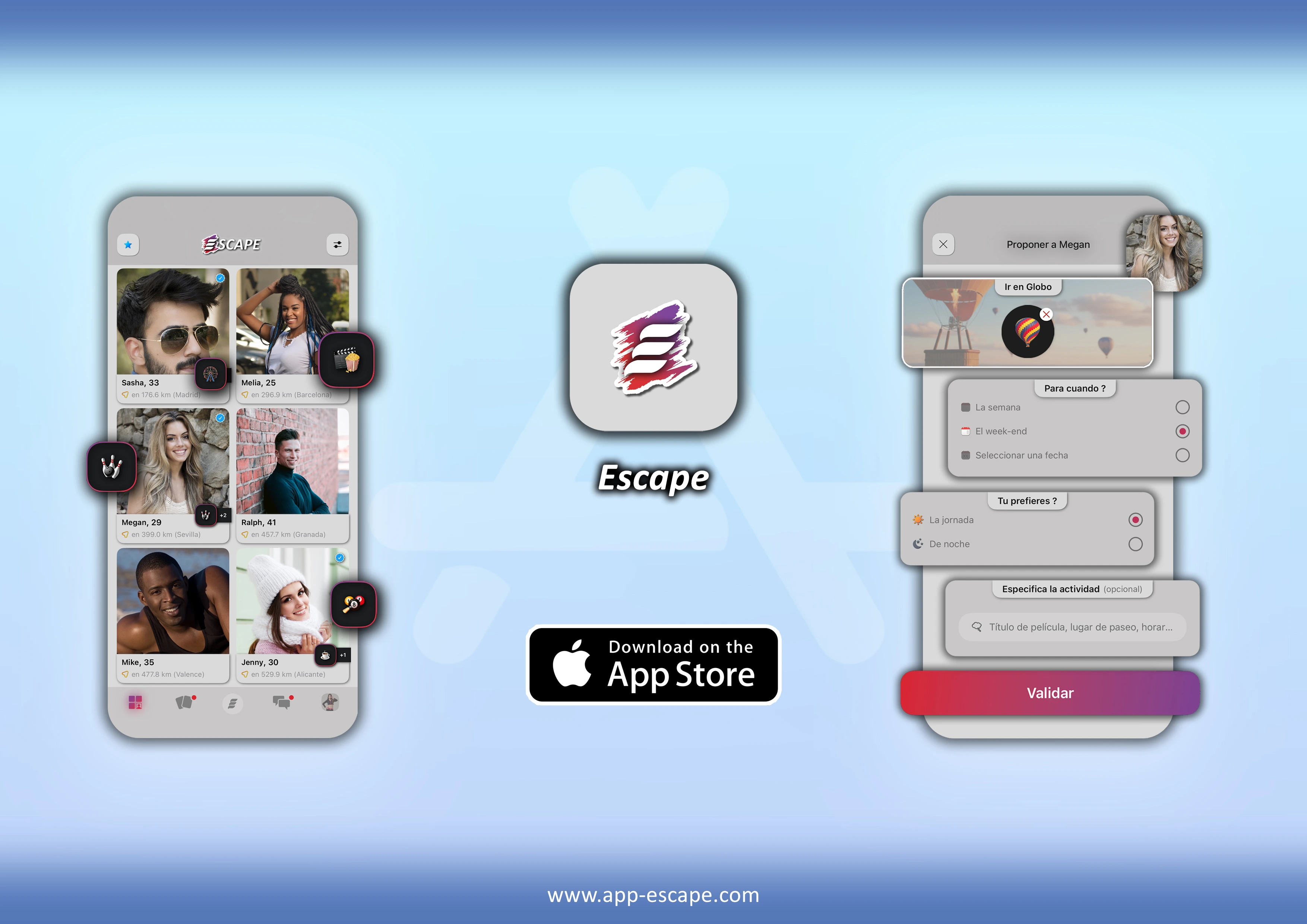 Aplicación Escape disponible en el App Store para iPhone iOS