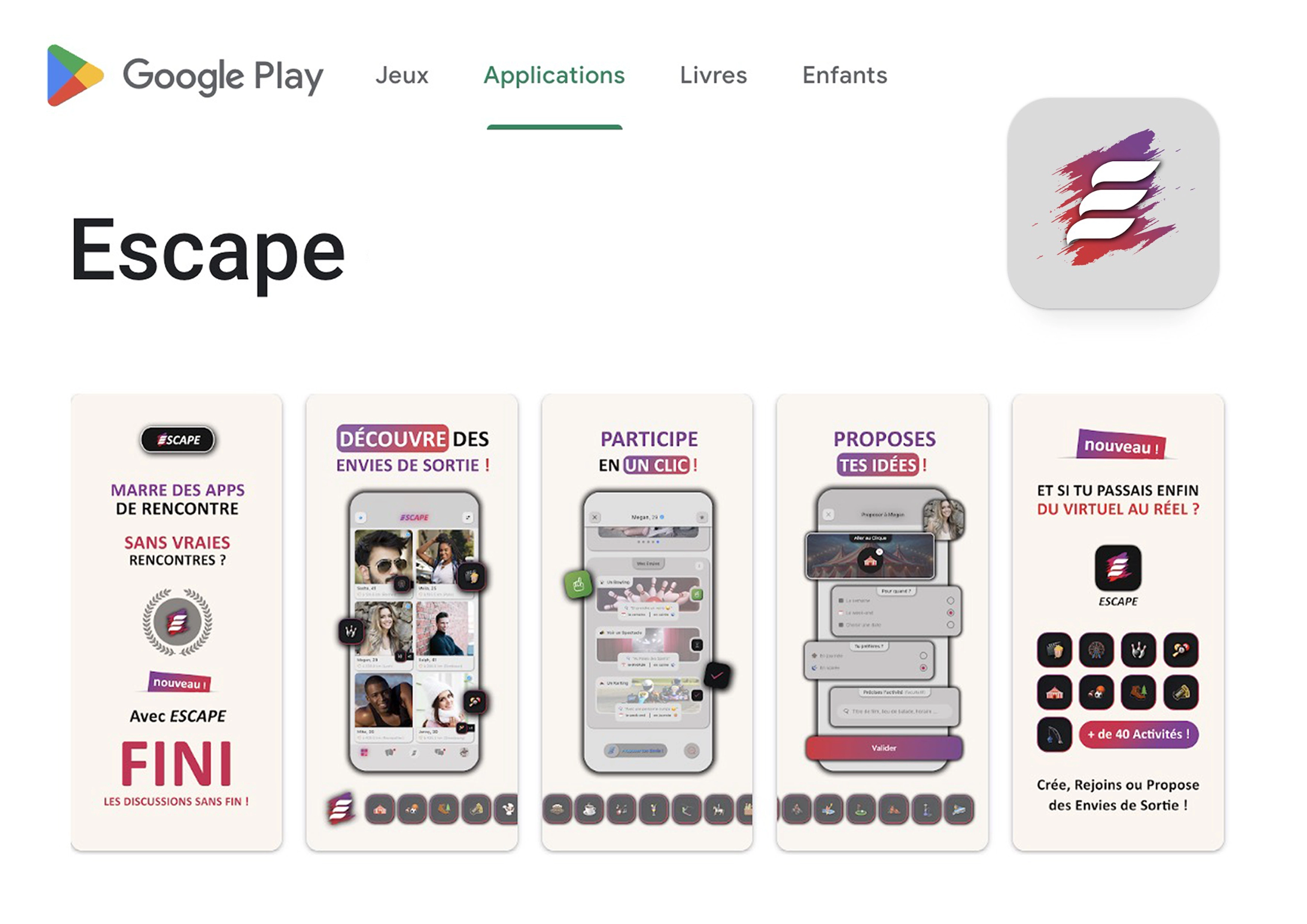 Télécharger Escape sur le Google Play